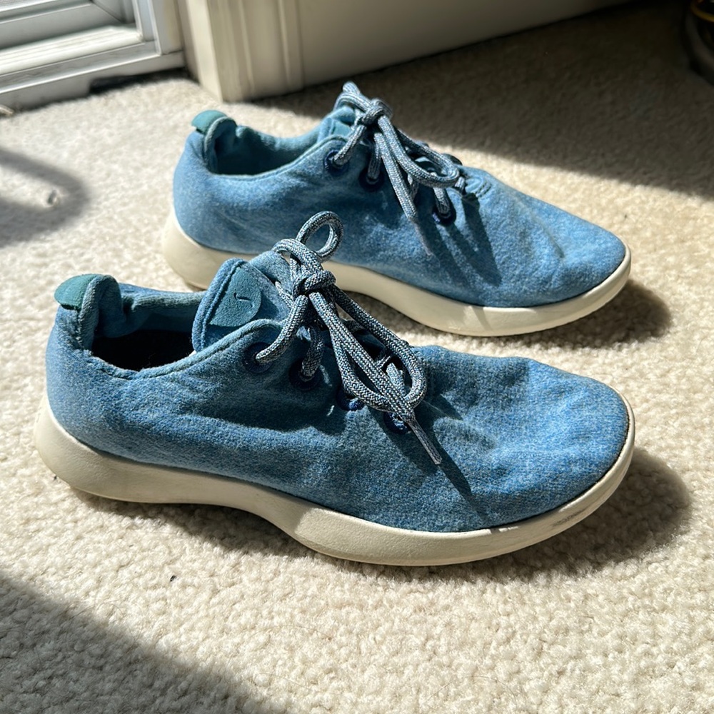 Allbirds Men’s Wool Runners Size 8 Blue